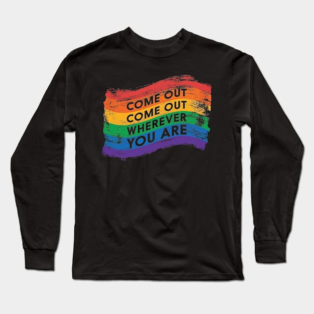 Come out Long Sleeve T-Shirt by JennyPool